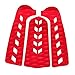 rockible 3Pcs Surf Traction Pad for Shortboards, Longboards, and Skimboards, Red