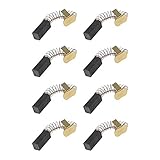 4 paires Brosse de Charbon Moteur pour Perceuse à Percussion Rotative Électrique Scie Circulaire Meuleuse d'angle Pièces de Rechange