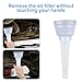 Oil Filter Removal Funnel Tool, 3.34