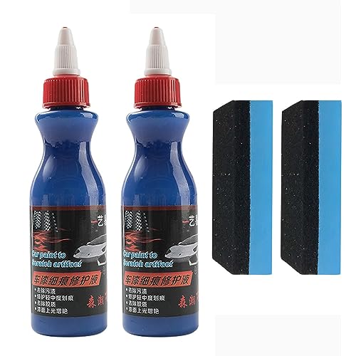 車用コンパウンド 耐熱塗料 傷隠し 傷消し 汚れ除去 ツヤ出し 撥水 スクラッチリムーバー コンパウンド 車 キズ消し 長持ち 携帯便利 傷を抑え キズ補修可能 車用キズ修復 車用消し擦り傷修復 カー用品 (2個セット)