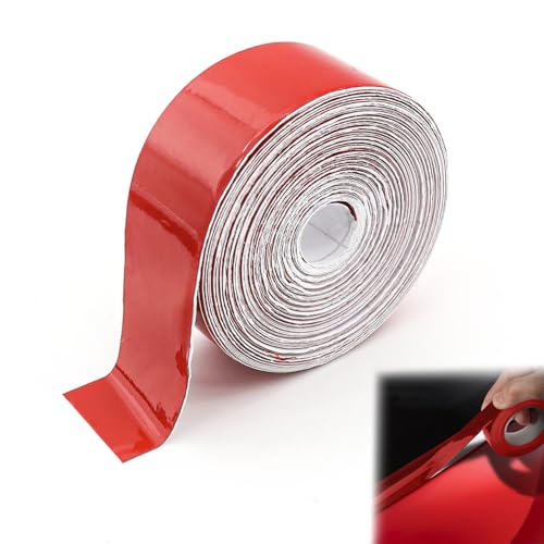 Juttzzei Bande Autocollante Voiture, 25mm x 10 M Bande Décorative de Voiture, Prime Vinly Bandes Décoratives Autocollantes pour Voiture, Moto, Bateau et...