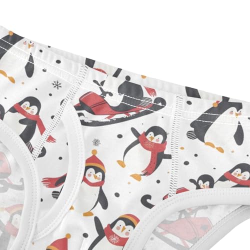 Penguins Ski Boys' Underwear 100% Cotton Boys' Briefs Soft Toddler Underwear4
