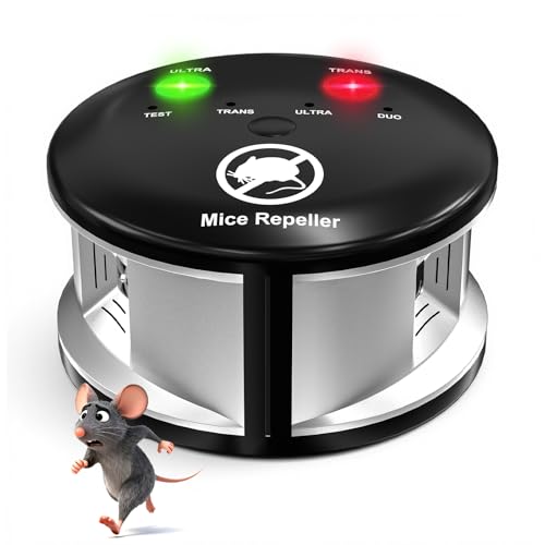 Répulsif à ultrasons pour souris d'intérieur avec prise électronique de bureau