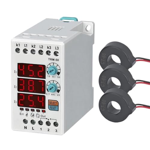 Relais thermique numérique triphasé 190-300A TRM-300 disjoncteur surcharge moteur 380V