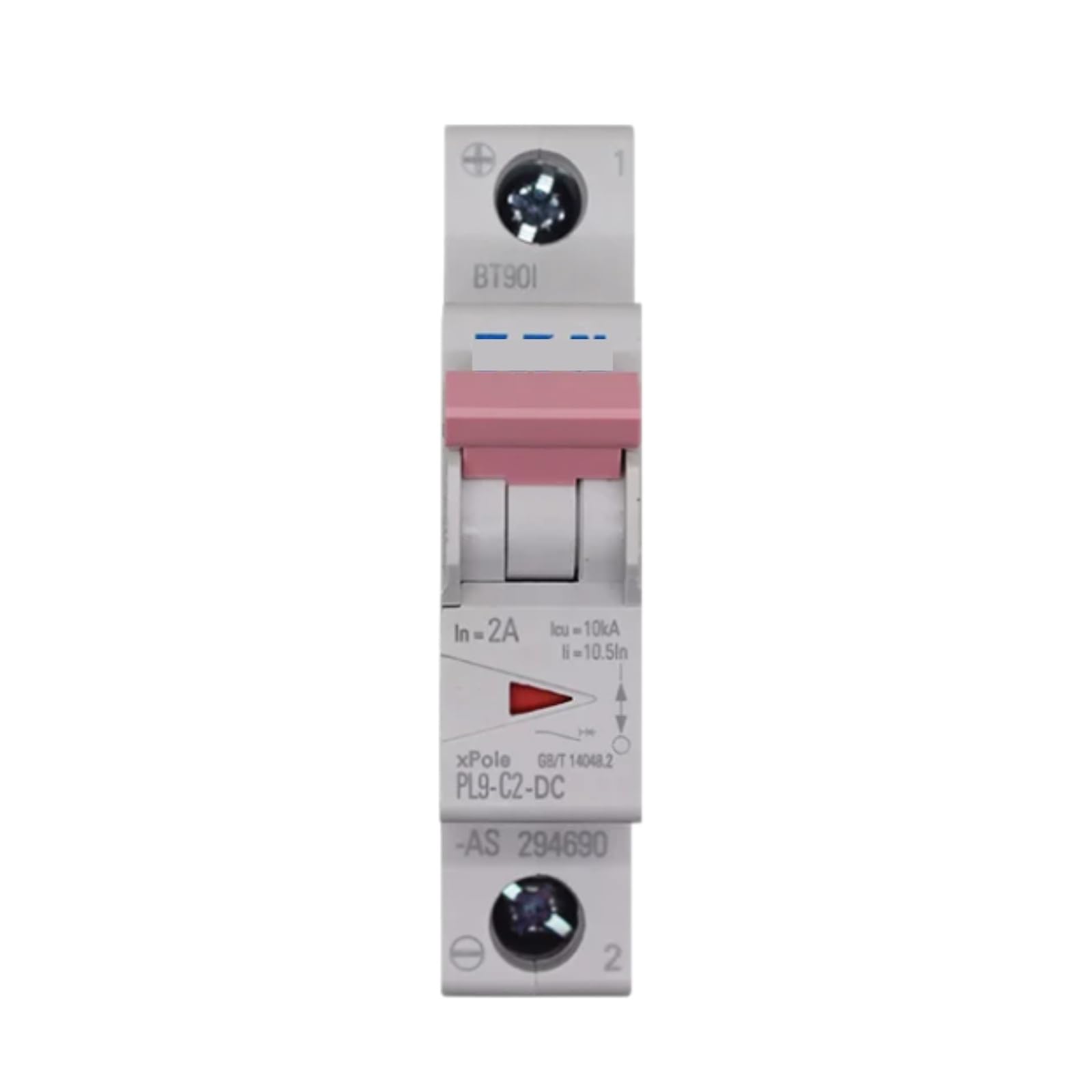 HKEJSJWA Circuit Breaker PL9-C2-DC, 2A 1P Mini Circuit Breaker