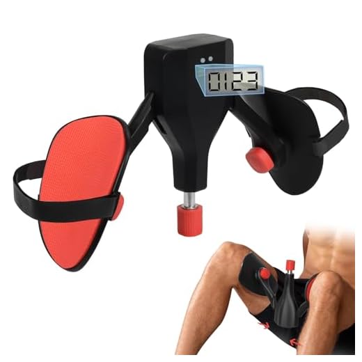 Entrenador Muscular de Suelo Pélvico para Hombres, Reparador Pélvico Multifuncional para Piernas con Contador, Ejercitador Muscular de Muslos Ajustable 360°
