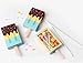 Adam Victor 3D Popsicle Box Design- Gift Boxes Funny Paper Candy Box, Party Decoration- DIY Lovely Party Favor& Mini Goody Boxes, 12 Pcs in Package, 2 Colors(Pink and Blue)