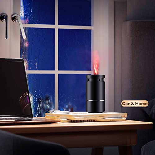 Car Air Fresheners Oil Diffuser: Yjy Car Diffusers For Essential Oils - Never Clog, 45Ml Natural Fragrance, 60 Days Long Lasting, Smart Automatic On/Off, Built-In Battery, Cologne Scent, Black #TOP5