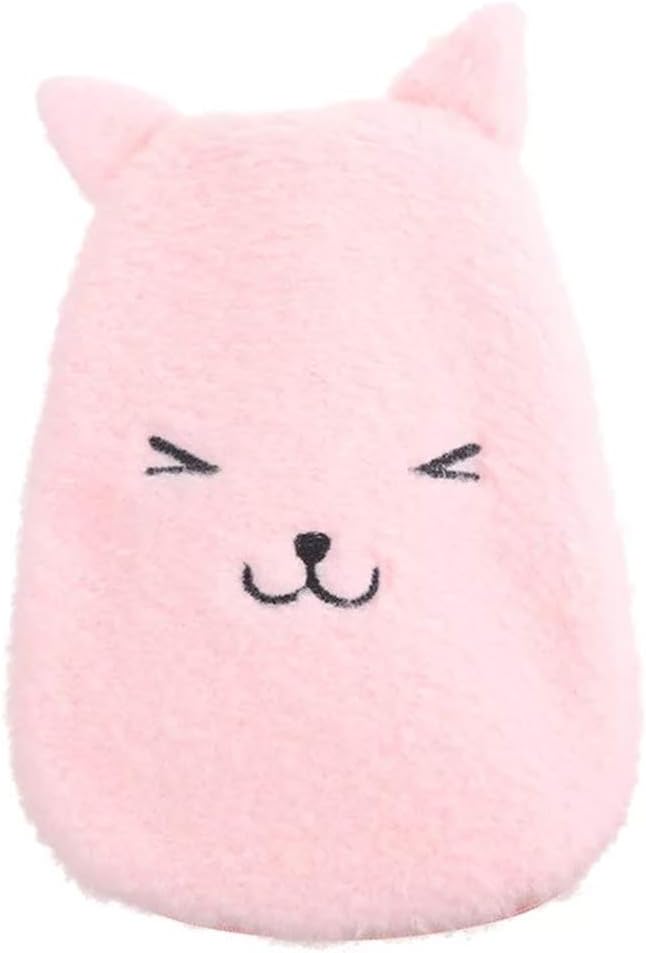 Flushzing Removable Cartoon Bear Plush Water-filling Hot Water Bag Hand Feet Warmer Injection Warming Heater