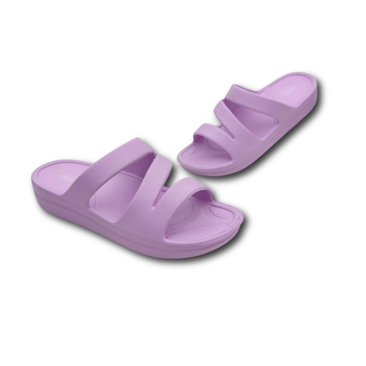 Ritmo Ciabatte Donna Estive in Gomma EVA, Sandali Slide Platform con Sottopiede Massaggiante per Mare Piscina Casa Doccia - 2