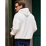 JMIERR Men's Cotton Casual Hoodies Sweatshirts Fashion Long Sleeve Drawstring Fleece Pullover Hoodie with Pockets - Image 4