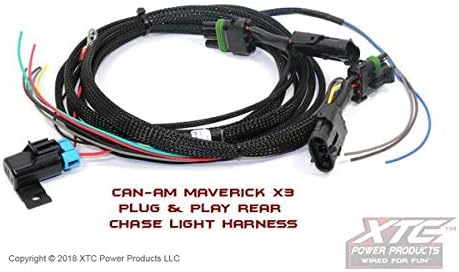 XTC Power Products Plug & Play Rear Chase Light Bar Harness CAN-MAV-LBH
