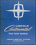 1966 Lincoln Continental Repair Shop Manual Original