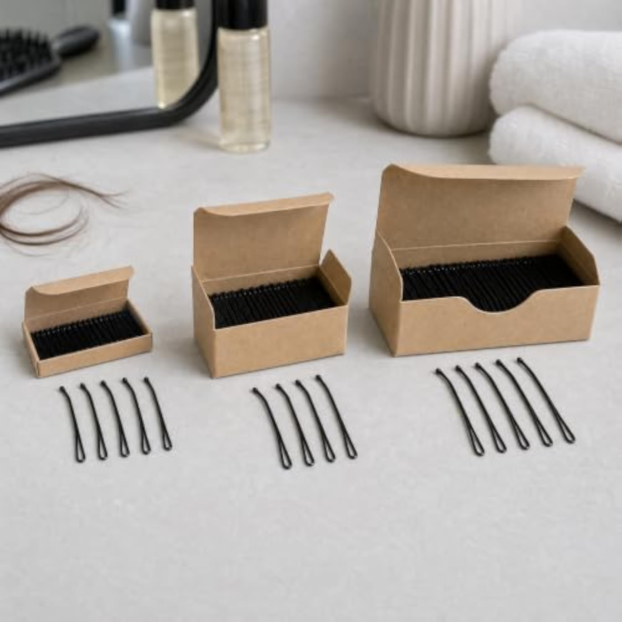 U-Shaped Hair Pins for Updos and Styling