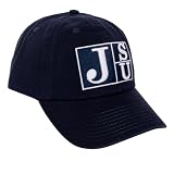 Desert Cactus Jackson State University Baseball Hat Tigers J-State Brimmed Embroidered Cap Adjustable Cloth Strap Adult (Style A) Blue