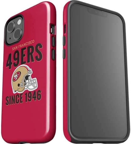 Miniatura 4 de Skinit Impact - Funda compatible con iPhone 15 Plus, diseño oficial de casco de San Francisco 49ers de la NFL