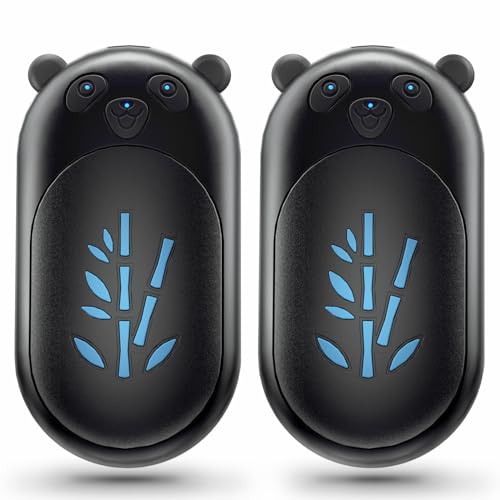 充電式カイロ 3秒急速発熱 3階段温度調節 電気カイロ 大容量 6000mAh 14時間連続発熱可能 【分離式設計】 小型 超軽量 持ち運びやすい 急速充電 旅行 出張 プレゼント用 クリスマスプレゼント (Black)