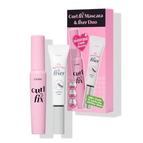 ETUDE Curl fix Mascara &amp; Dr. Mascara fixer duo set (pack of 2)