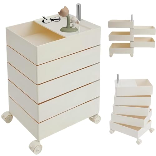 TUIYIDUO [Lrlbg 360°Rei ]o g[ 5i 42x32x72.5cm xbhTChe[u S LX^[t  e [bN Lb`/rO[/ItBX (N[zCg)