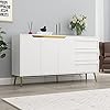 Armoire De Cuisine CALDION Avec Tiroirs Et Plan De Travail – Blanc – Meuble Bas Et Suspendu, Étagères Réglables – 160 Cm De Large