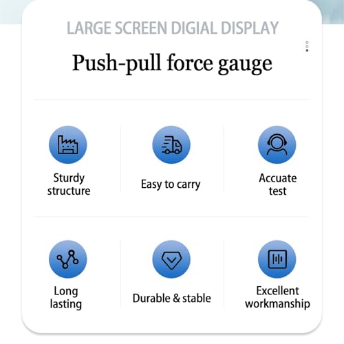 Jauge de force numérique push pull et testeur de compression portable - 3