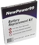 NewPower99 Battery Kit for Garmin Nuvi 2597, Nuvi 2597LM, Nuvi 2597LMT with Tools, Video Instructions, Long Life Battery
