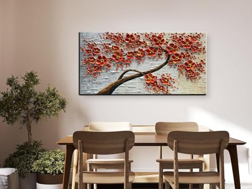 YaSheng Art 3D Textured Floral 60x24