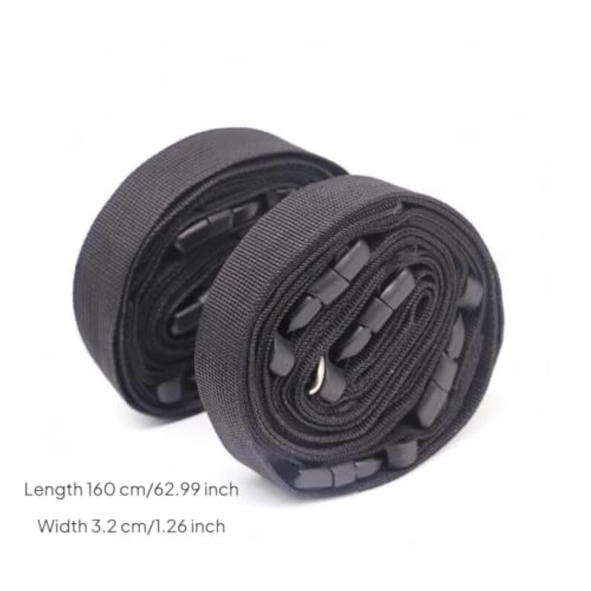 2 Pieces Looped Ends Wall Storage Strap Organizer Flat Band