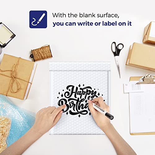Fuxury Bubble Mailers 8.5x12" 25 Pack Self-Seal Adhesive Padded Envelopes by Fuxury - Image 5