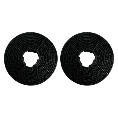 2x Trade-Shop Aktivkohlefilter kompatibel mit Respekta CH 22098 IXA, CH 21060 S/W, CH 3100 GIS, CH 3100 GISS, CH 3100 GISW, CH 3300 GIS, CH 3300 GISS