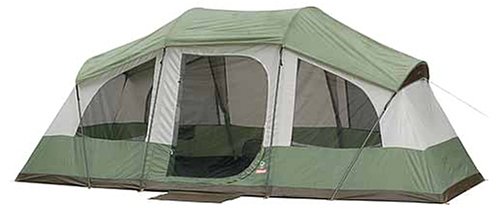 Coleman Weathermaster Six to Eight-Person Three-Room Cabin Tent