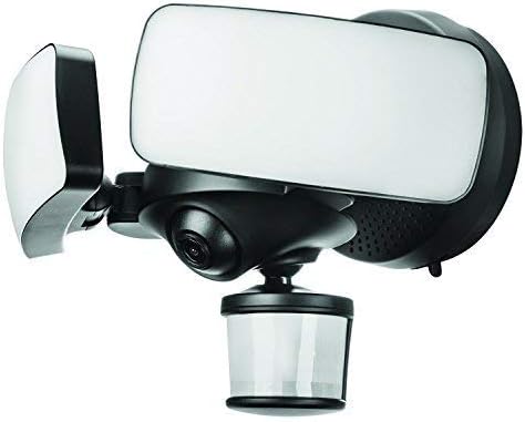 Maximus Camera Floodlight - Black - Compatible with Alexa