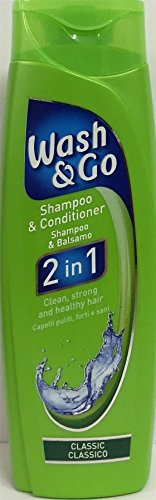 THREE PACKS of Wash & Go 2in1 Shampoo & Conditioner Classic 200ml