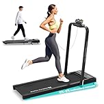 Mobvoi Home Tapis Roulant AI Intelligente Pieghevole con Pedana da 6% di Inclinazione 2,5 CV 3 in 1 Compatto Portatile Sotto la Scrivania Macchina da Corsa TicSports APP Facile da Riporre 120kg 12km/h