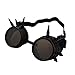 Produktbild TUDUZ Vintage StilRivet Steampunk Winddicht Spiegel Weinlese Gotische Objektive Goggles Cosplay Brille (A)
