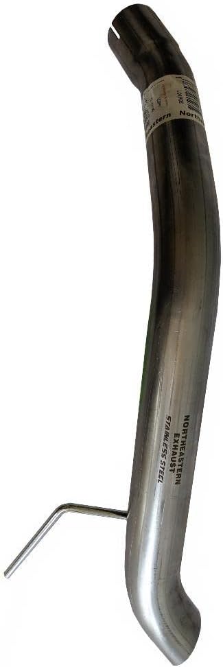 Northeastern Exhaust | Stainless Steel Muffler and Tail Pipe Exhaust System Kit Compatible for Jeep Commander 2006-2010 Jeep Grand Cherokee 2005-2010 3.7L 4.7L | Free Clamps Included