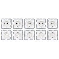 10x JUNG A1520WW SCHUKO® Steckdose Alpinweiß Serie A – Ansicht 1