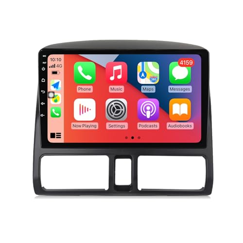 GOHEXA Android 13 Radio Coche Pantalla de 9 Pulgadas Radio 2 DIN para Honda CRV 2002-2005 con Carplay Inalámbrico/Android Auto Bluetooth/WiFi/GPS/FM/RDS/USB+AHD Cámara (Size : M500S(4G+64G))