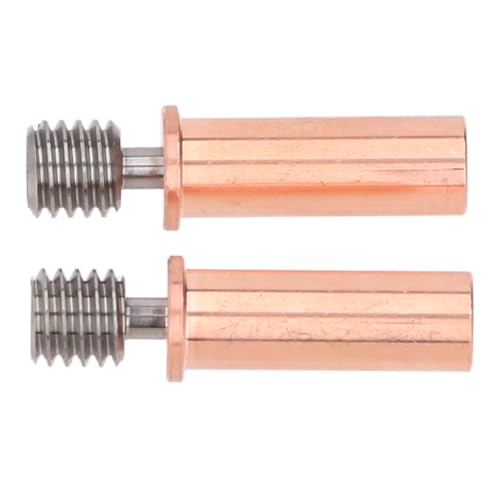CHICIRIS Heatbreak bimetálico con alto aislamiento térmico para impresora 3D 2 Pro, aleación Ti y repuesto de cobre para una eficiencia de impresión extrema