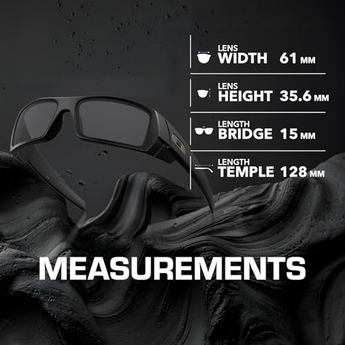 Image of Oakley GASCAN OO9014 Rectangle Shape Sunglasses With Official Eyewear Kit | Men's Sunglasses