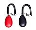 LaZimnInc Dog Training Clicker with Wrist Strap - Pet Training Clicker Set, 2-Pack(Red + Black)