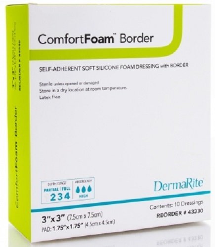 ComfortFoam Border Dressing - Item Number 43330BX - 3x3 - 10 Each / Box