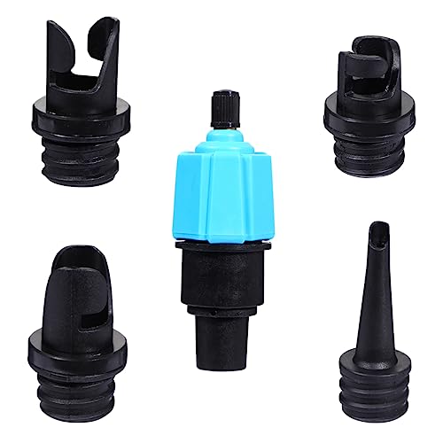 Parliky Adaptador de Aire Compresores con Boquillas Conversión de Válvula Inflables Kayak y Paddle Surf y Portátil