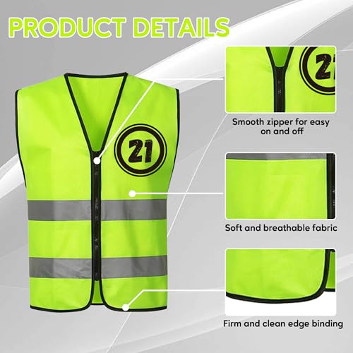 21st Birthday Gifts for Him and Her, 21st Birthday Decorations for Men and Women, 21 Year Old Unique Gifts for Women Men, Personalised Gifts Ideas for Men Birthday Present Funny Guest Book Vest3