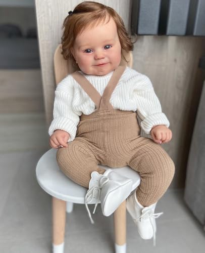 Muñeca Reborn Bebé Realista 24 Pulgadas Cuerpo de Algodón miniatura 5