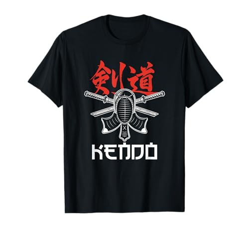 Kendo Bogu Shinai Japonais Arts Martiaux Guerrier Ninja T-Shirt