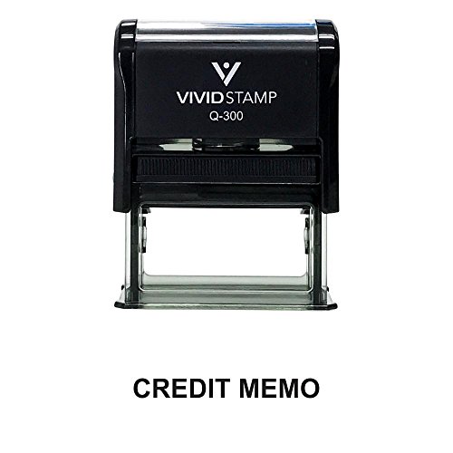 Credit Memo Office Stamp (Black Ink) - Large