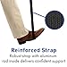 TKWC INC - Leg Lifter Strap - Rigid Foot Loop, Hand Grip, Ideal for Seniors Recovering, Adults, Elderly, Disability - Great for Cars, Wheelchairs, Beds, Chairs, Couch and More.