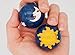 Chiming Harmony Exercise Massage Therapy Balls (Sun & Moon)