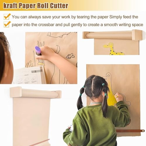 Rouleau de Papier Mural Distributeur Kraft 70cm Studio Maternelle